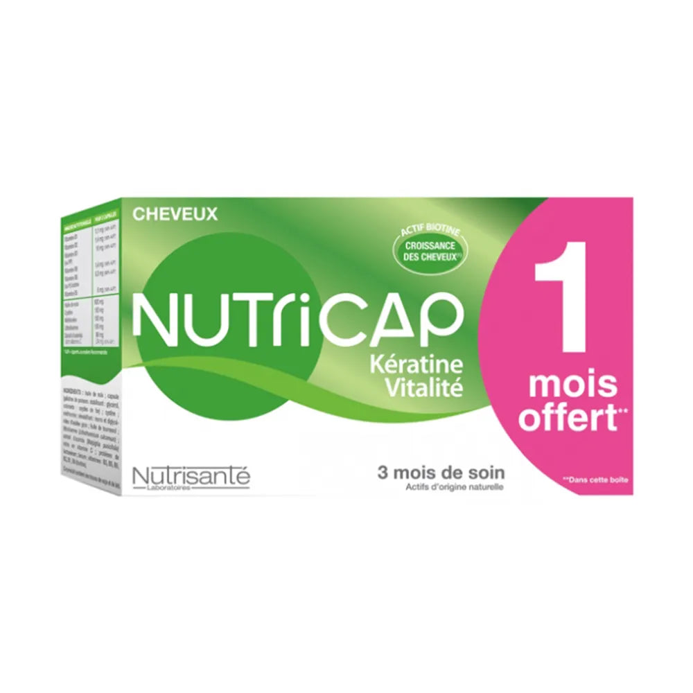 NUTRICAP KERATINE VITALITE 90CAPS