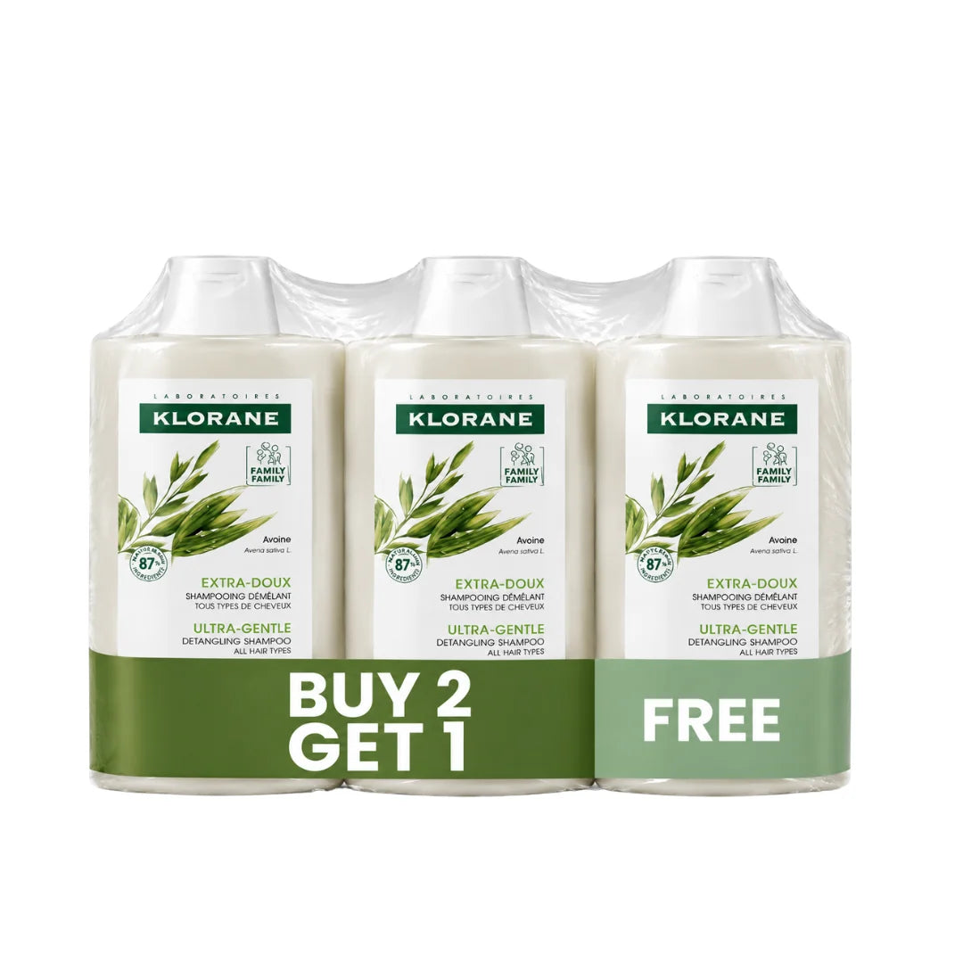 KLORANE Oat Shampoo-Buy 2 Get 1 Free
