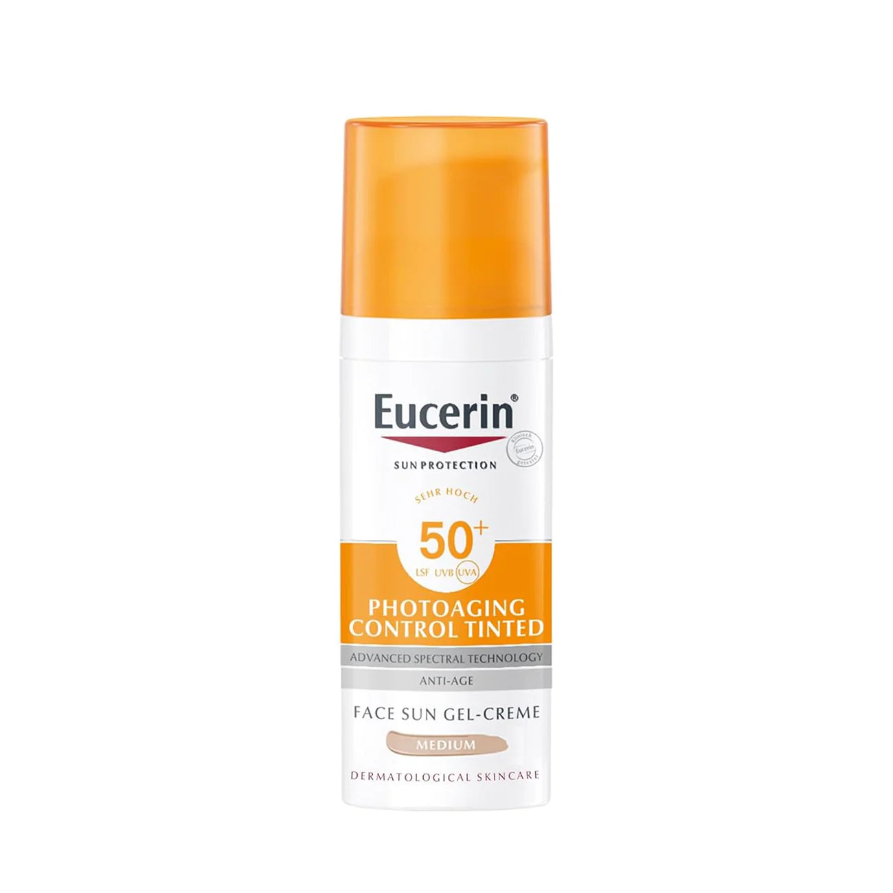 EUCERIN SUN PROTECTION PIGMENT CONTROL TINTED MEDIUM GEL-CREAM SPF50 50ML
