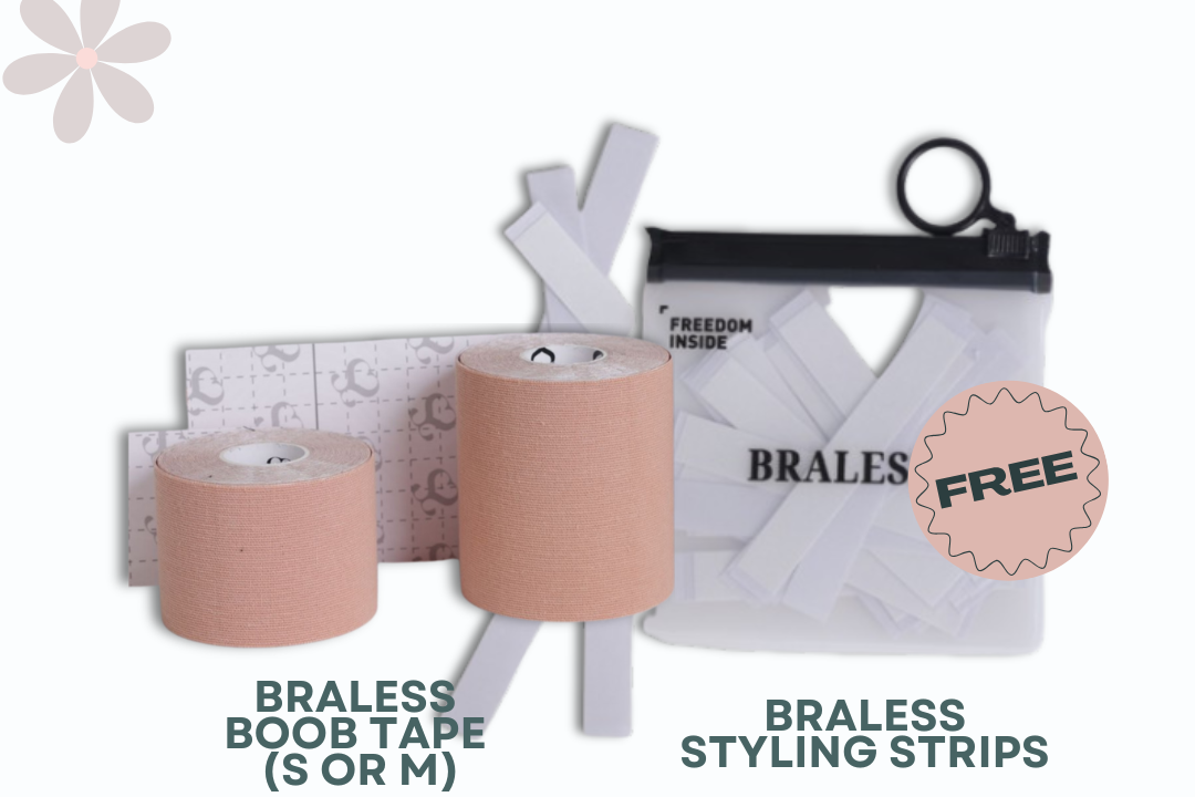 BUY 1 GET 1 FREE: BOOB TAPE (S&M) + FREE STYLING STRIPS