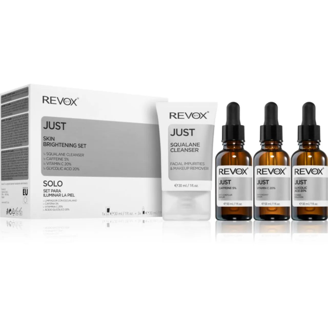 REVOX B77 JUST SKIN BRIGHTNESS SET 4* 30ML