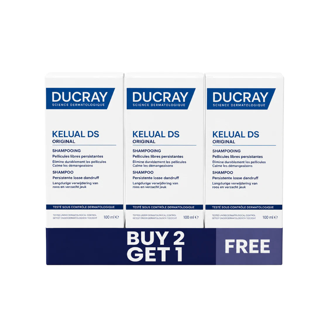 Ducray Kelual DS Anti-Dandruff Treatment Shampoo Buy 2 Get 1
