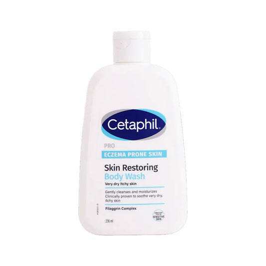 CETAPHIL PRO ECZEMA-PRONE SKIN RESTORING BODY WASH 236 ML