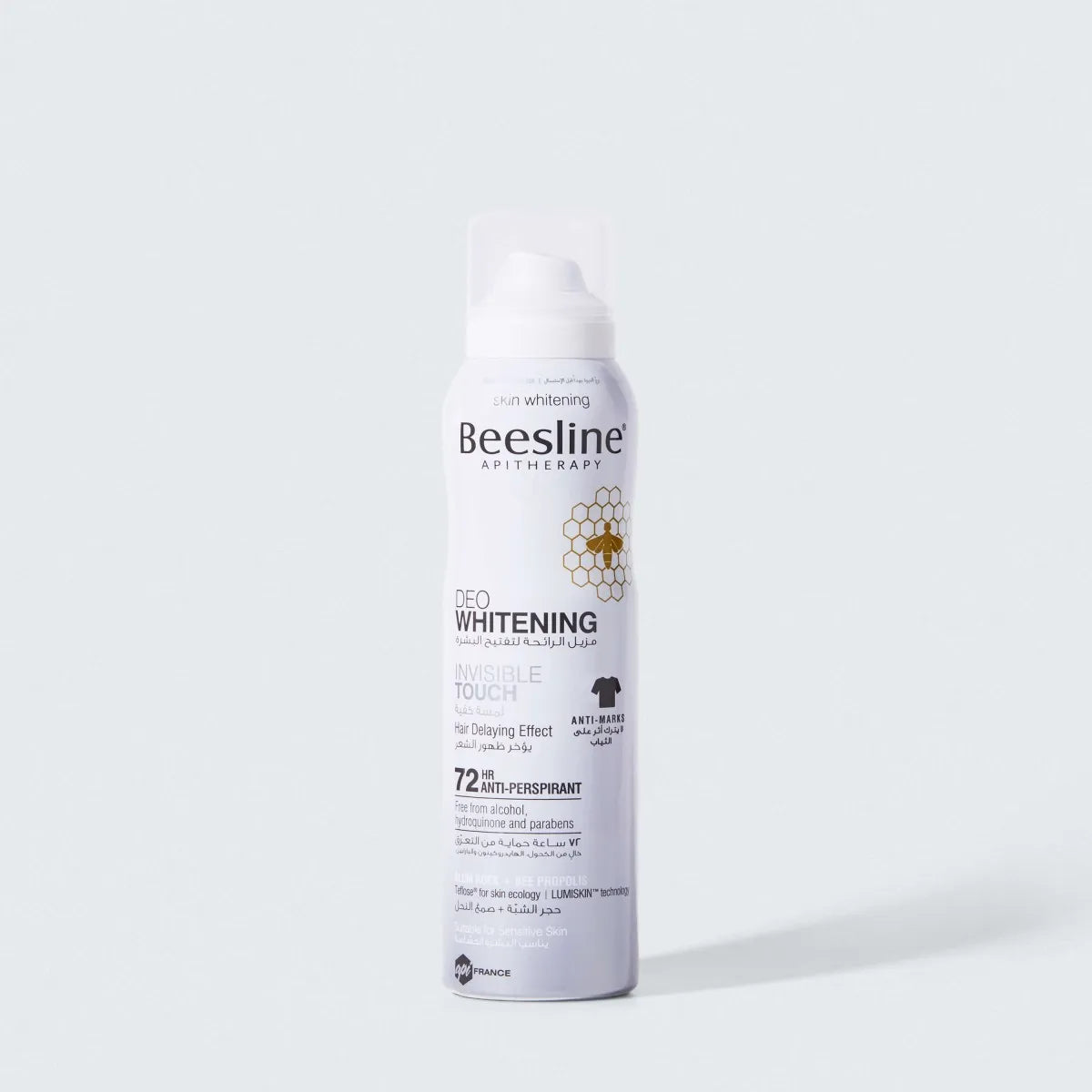 BEESLINE DEO WHITENING INVISIBLE TOUCH 72H 150ML