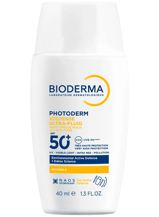 BIODERMA PHOTODERM XDEFENSE ULTRA FLUID SPF50+ INVISIBLE 40ml