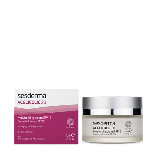 SESDERMA ACGLICOLIC 20 MOIST CREAM SPF 15 50ML