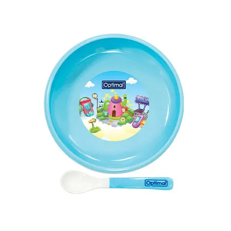 OPTIMAL BABY FEEDING SET BLUE