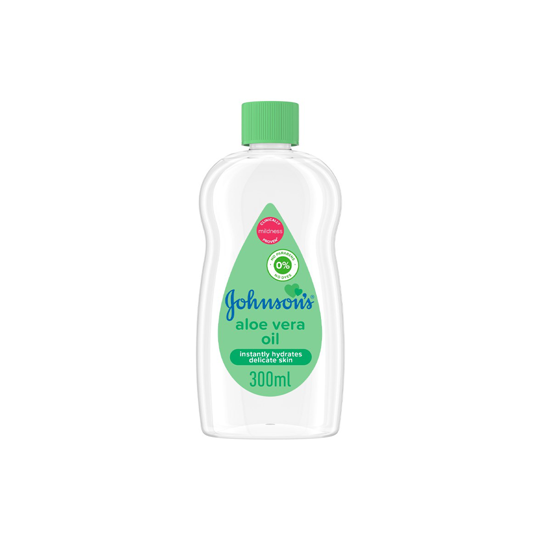 JOHNSONS BABY OIL ALOE VERA 300ML