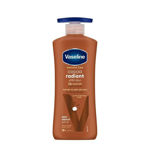 VASELINE COCOA RADIANT 72H MOISTURE FOR DRY TO VERY DRY SKIN 400ML