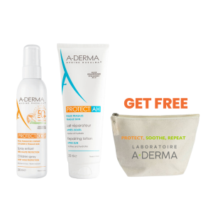 A-DERMA PROTECTIVE CHILDREN SPRAY SPF50+ + AFTER-SUN REPAIRING LOTION