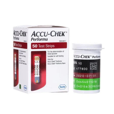 ACCU-CHEK PERFORMA BLOOD GLUCOSE TEST 50 STRIPS