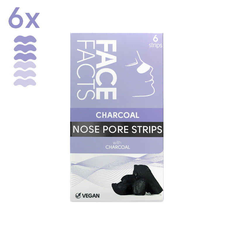 FACE FACT NOSE STRIPS CHARCOAL