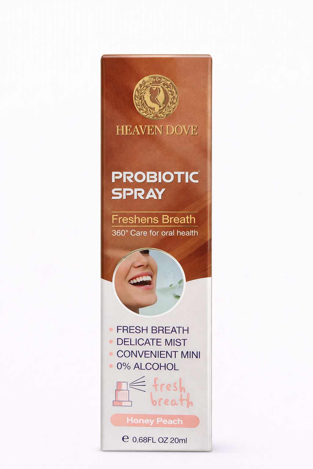 PROBIOTIC SPRAY FRESH BREATH HONEY PEACH