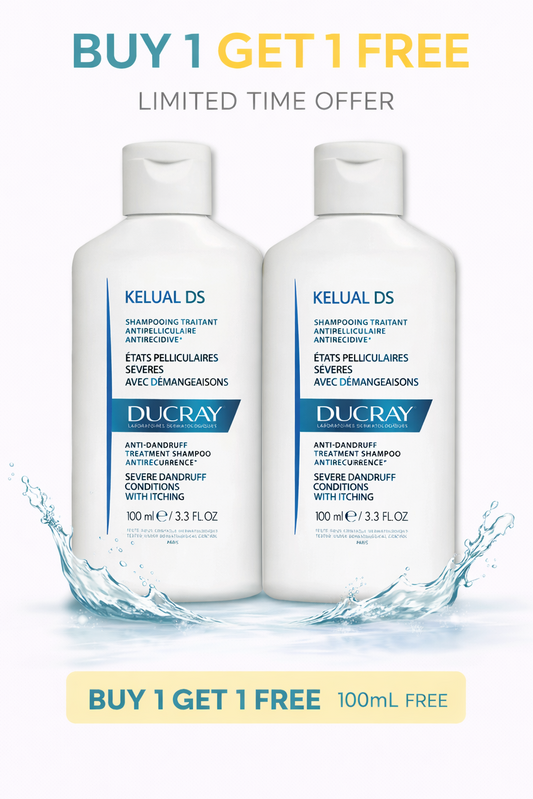 DUCRAY KELUAL DS SHAMPOO 100 ML +100ML FREE