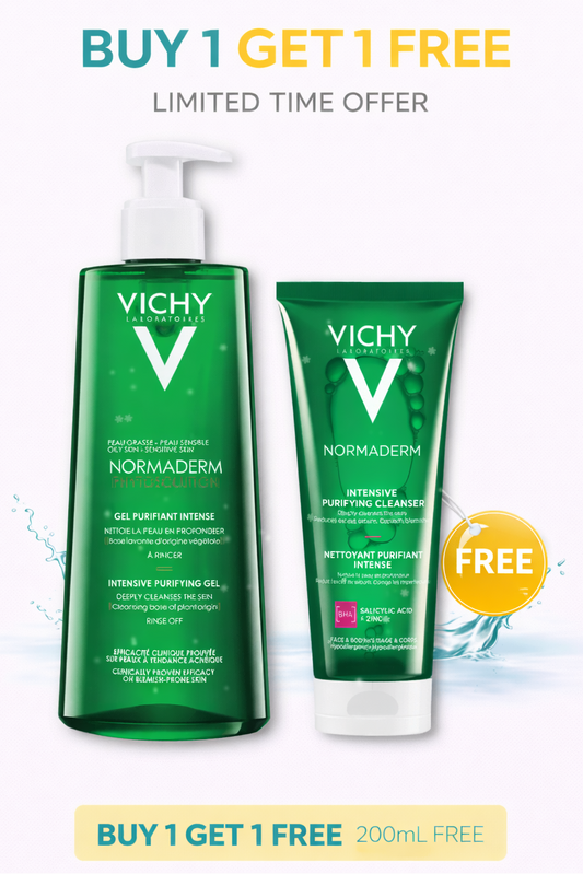 VICHY NORMADERM PHYTOSOLUTION GEL CLEANSER 400ML+200ML FREE