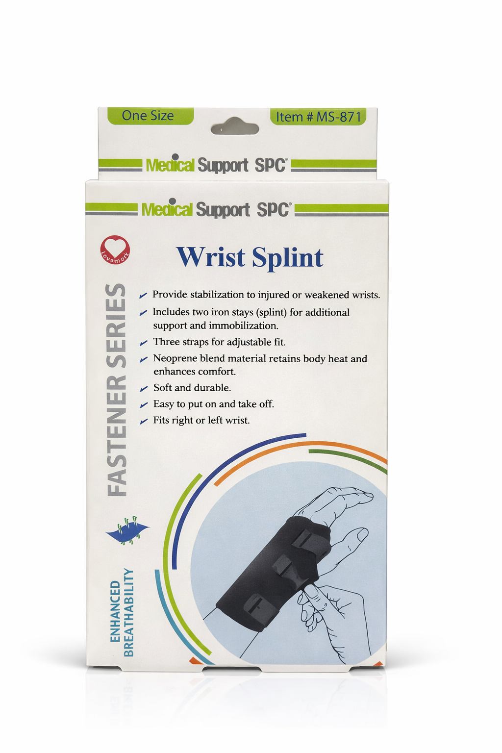 MEDICAL SUPPORT WRIST SPLINT