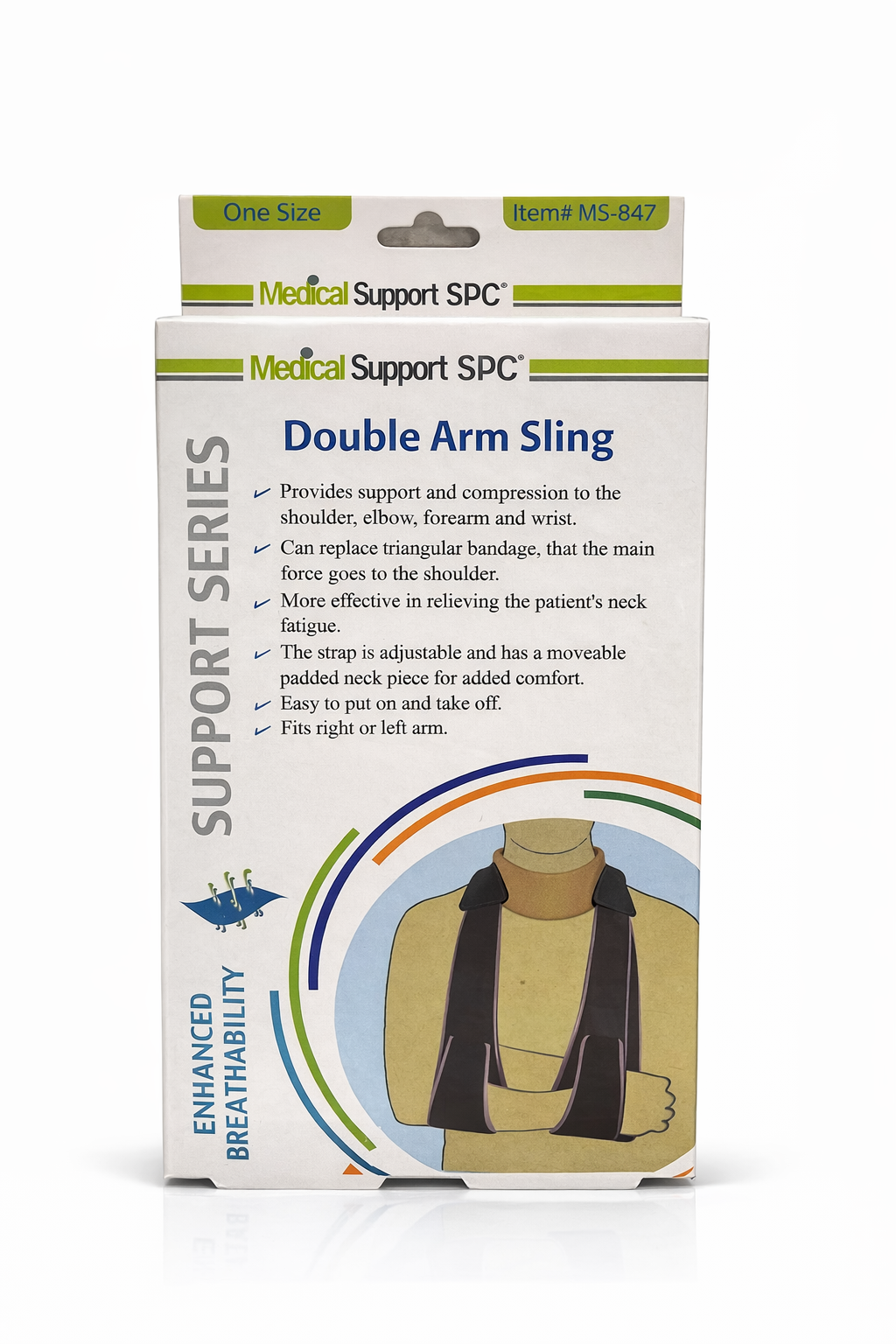 MEDICAL SUPPORT DOUBLE ARM SLING