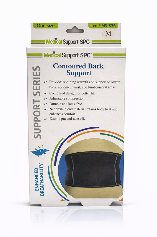 MEDICAL SUPPORT CONTOURED BACK