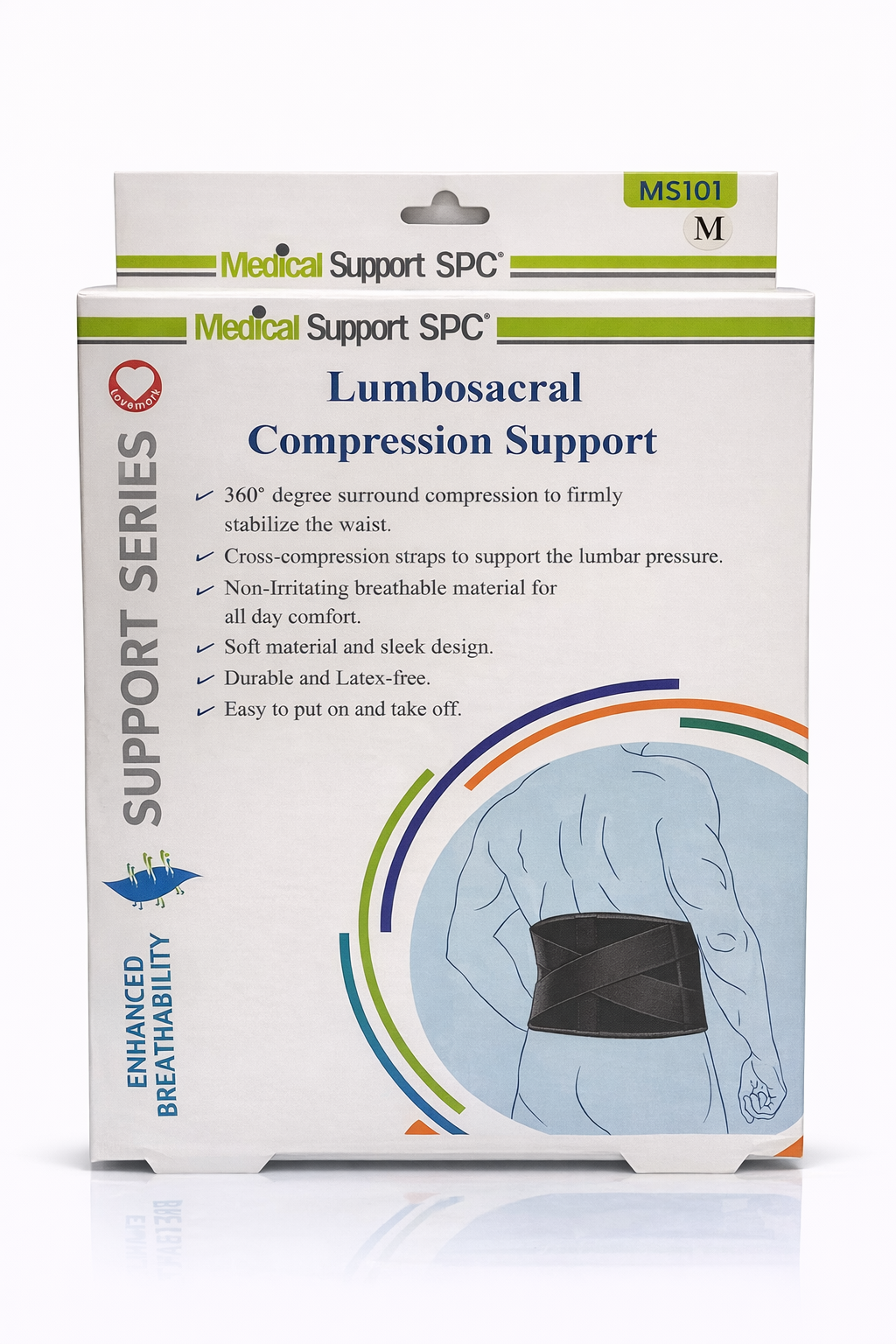 MEDICAL SUPPORT LUMBOSACRAL COMPRESS