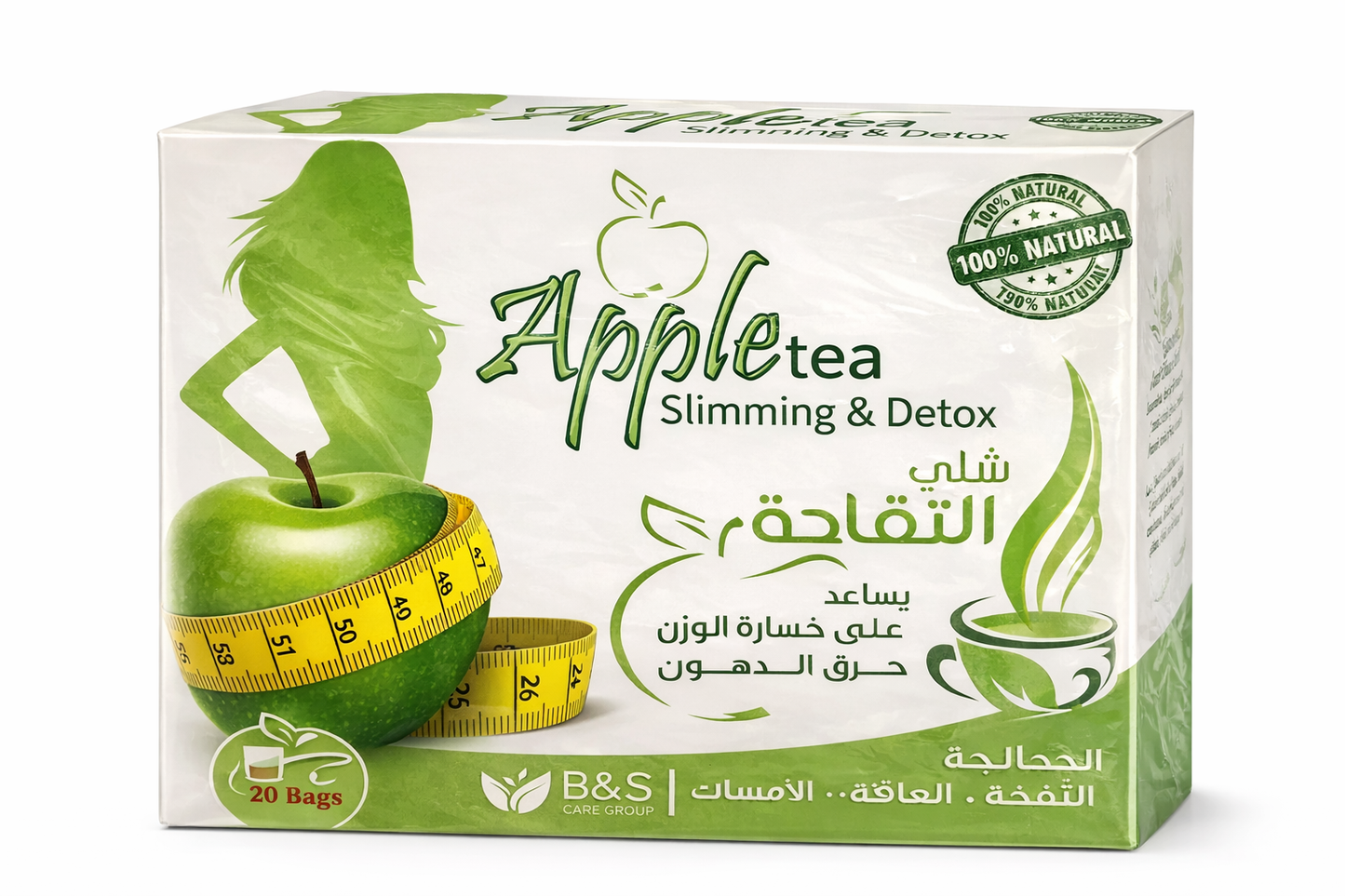 APPLE TEA SLIMING & DETOX 20 BAGS