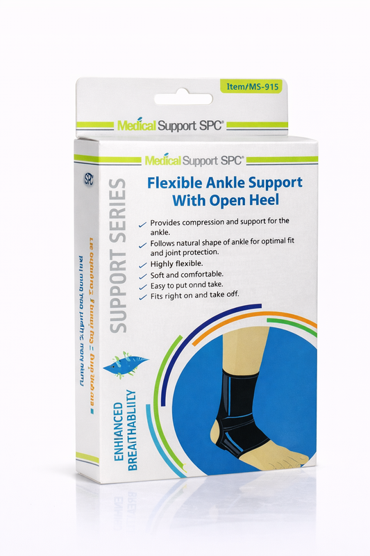 MEDICAL SUPPORT FLEXIBLE ANKLE OPEN HEELS