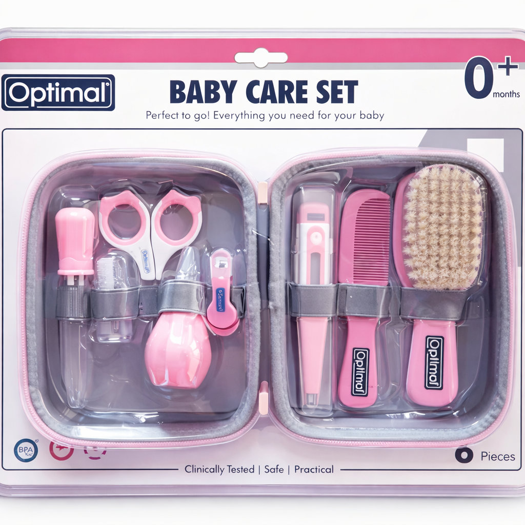 OPTIMAL BABY CARE SET PINK