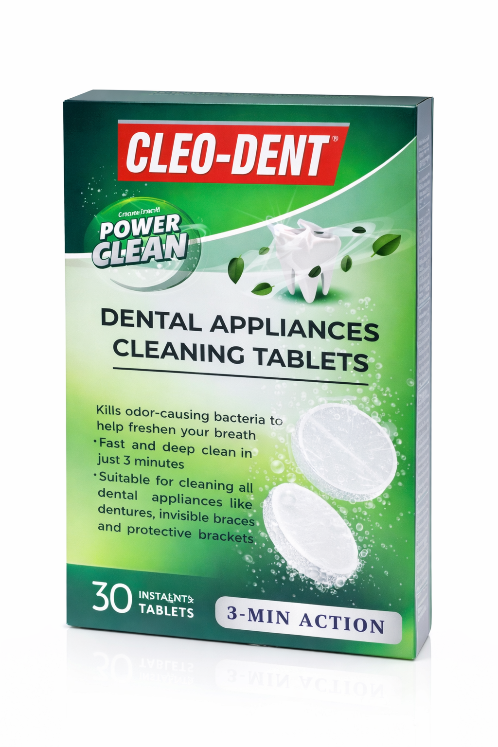 CLEO-DENT POWER CLEAN 30TAB