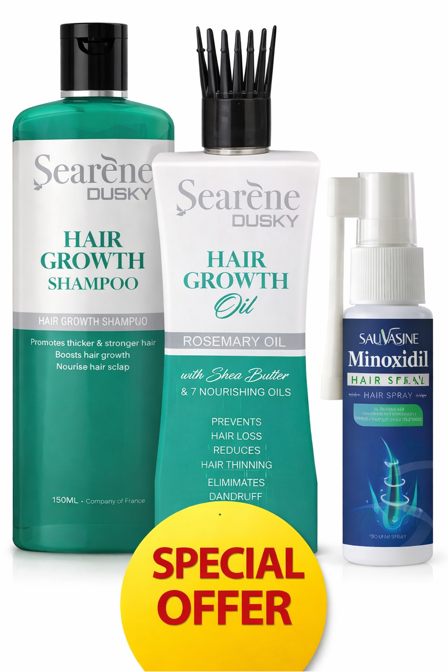 SEARENE SHAMPOO+SEARENE HAIR OIL+MINOXIDIL