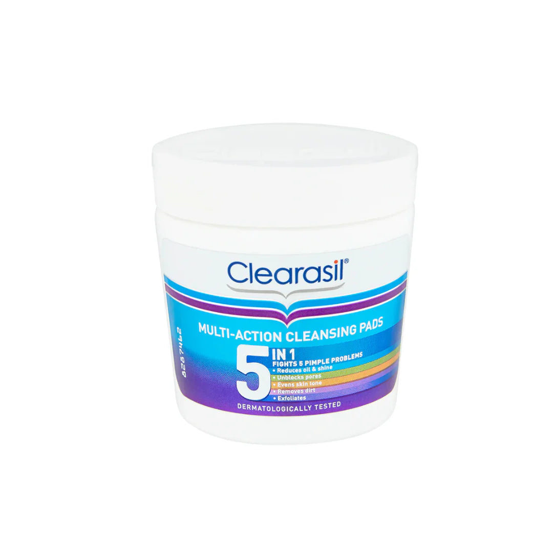 CLEARASIL MULTI ACTION 5 IN 1 CLEANSING PADS
