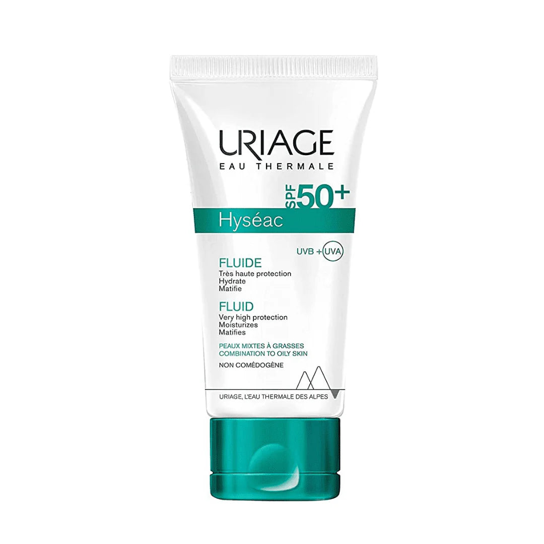 URIAGE HYSEAC FLUIDE SPF50+ OIL-FREE TUBE