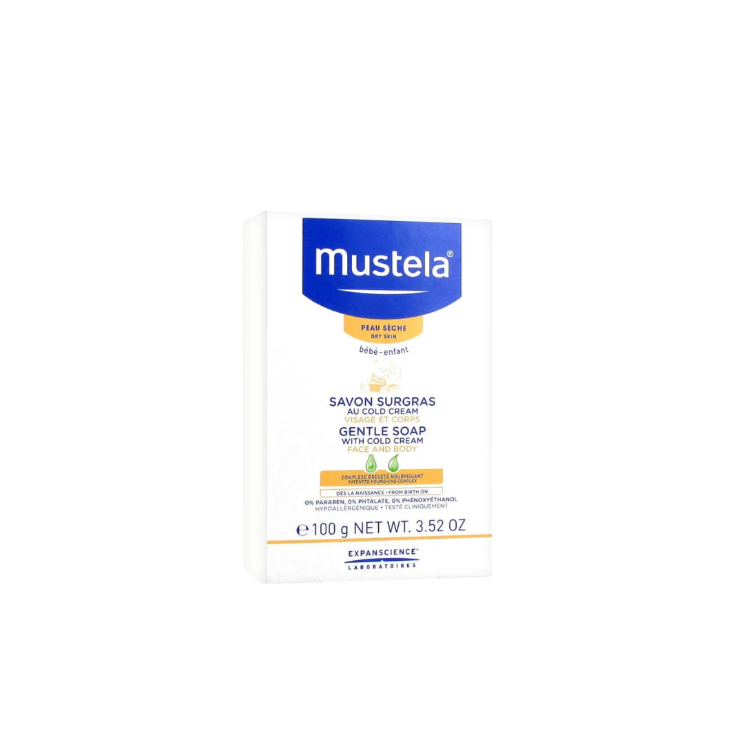 MUSTELA DRY SKIN GENTLE SOAP WITH COLD CREAM 100G