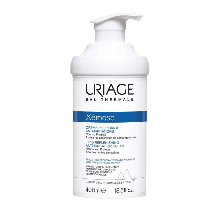 URIAGE XEMOSE LIPID-REPLENISHING ANTI-IRRITATION CREAM 400ML