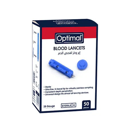 OPTIMAL BLOOD LANCETS 50PCS