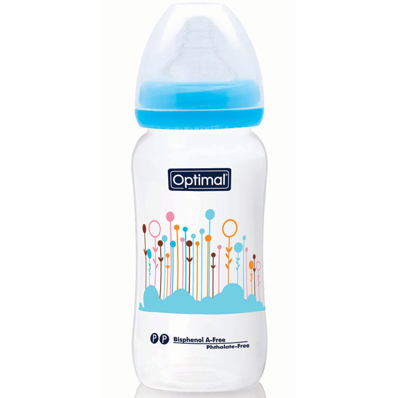 OPTIMAL ROUND BOTTLE BLUE 300ML