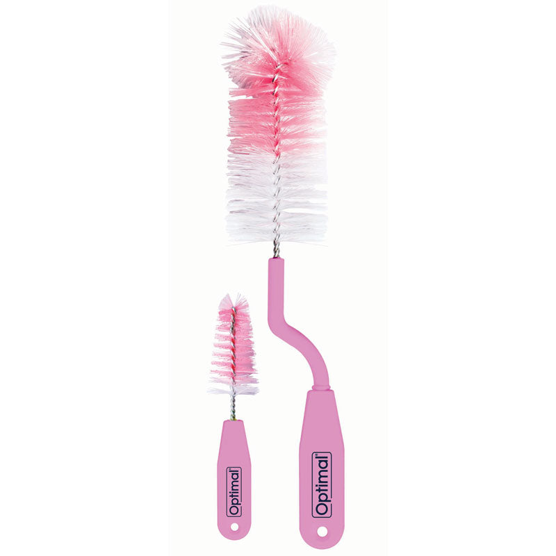 OPTIMAL BRUSH FOR BOTTLE & NIPPLE PINK