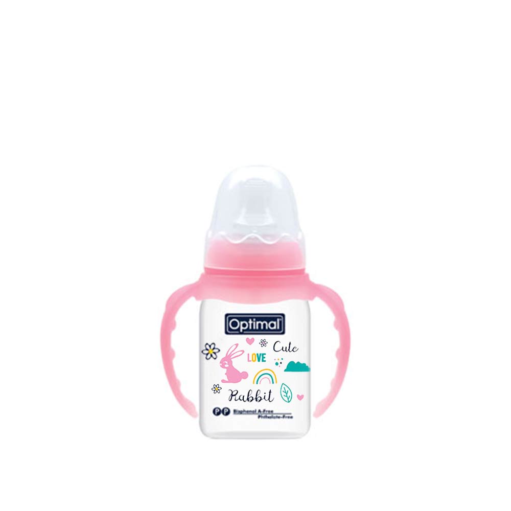 OPTIMAL ORTHO BOTTLE WITH HANDLE PINK