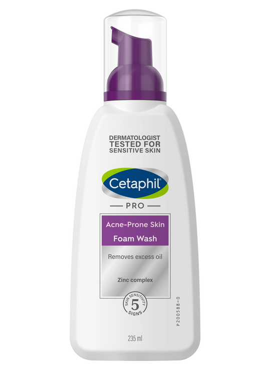CETAPHIL ACNE-PRONE SKIN FOAM WASH 235ML