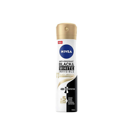 NIVEA DEO WOMAN BLACK & WHITE SILKY SMOOTH 72H 150ML