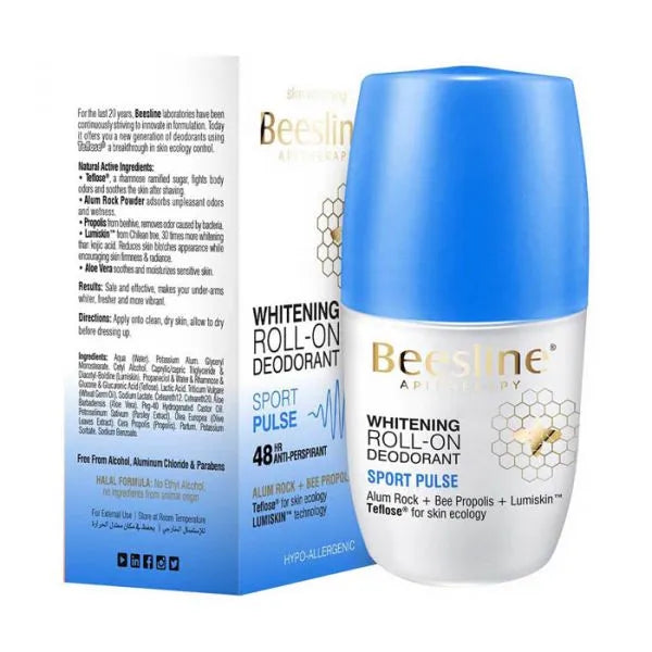 BEESLINE WHITENING ROOL-ON SPORT PULSE 48 H