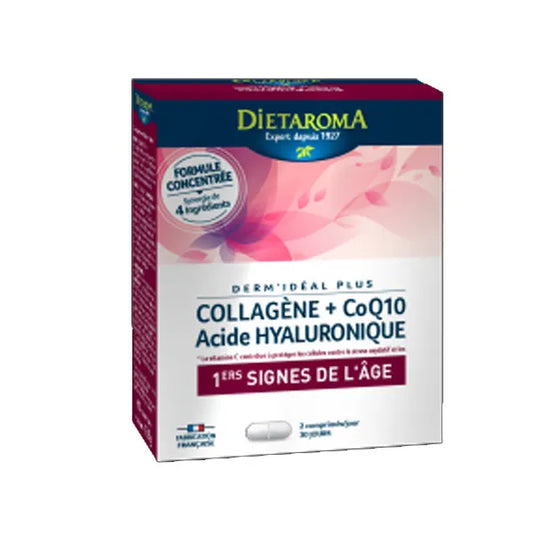 DERMIDEAL PLUS COLLAGENE + ACIDE HYALURONIQUE 30Tabs