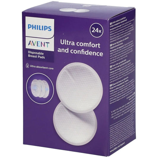 AVENT DISPOSABLE BREAST PADS 24PCS