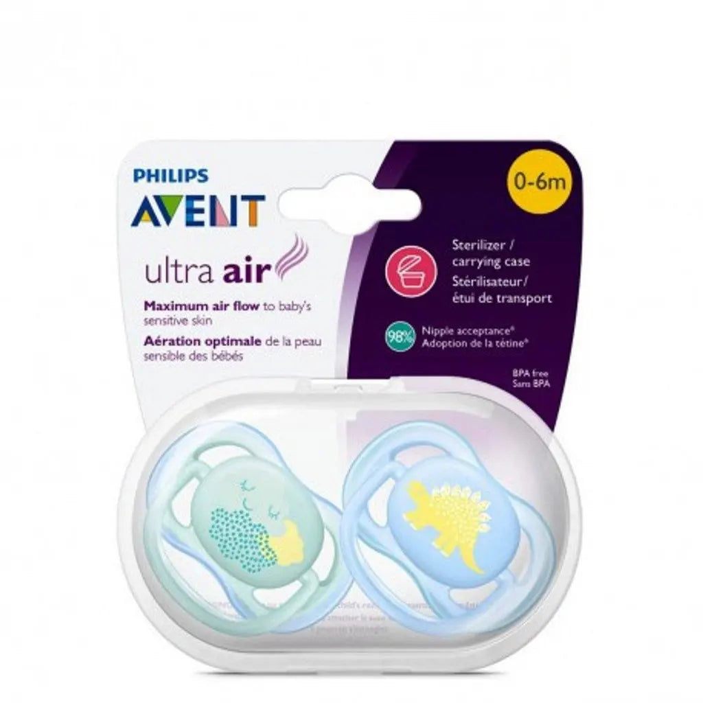 AVENT SOOTHER ULTRA AIR 0-6M BLUE