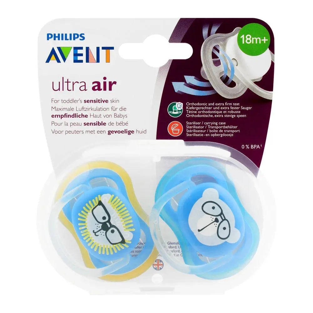 AVENT SOOTHER ULTRA AIR 18M+ BLUE