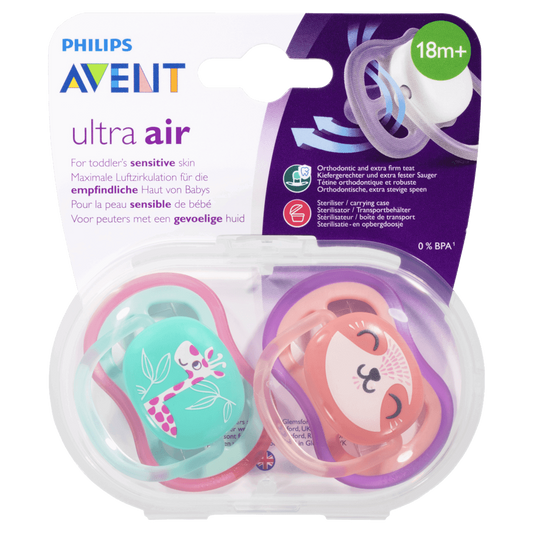 AVENT SOOTHER ULTRA AIR 18M+ PINK