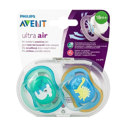 AVENT SOOTHER ULTRA AIR 18M+ GREEN