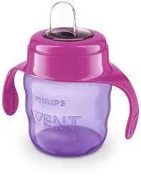 AVENT SPOUT CUP EASY SIP WITH HANDLE PURPLE
