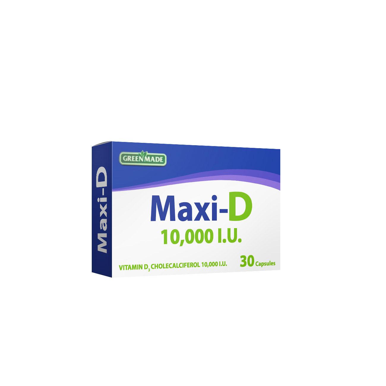 MAXI-D 10,000IU 30CAPS