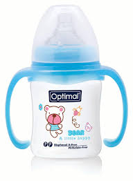 OPTMAL ROUND WITH HANDLE BLUE 180ML