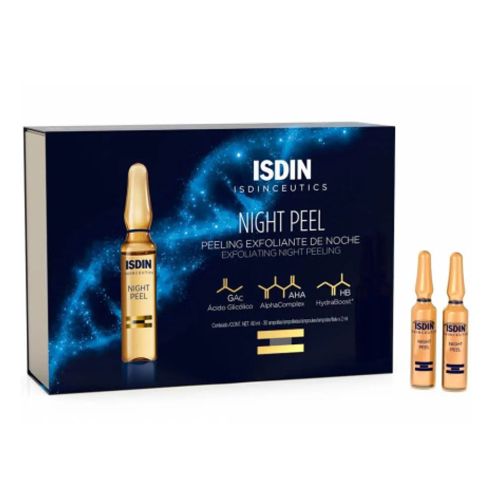 ISDINCEUTICS NIGHT PEEL EXFOLIATING NIGHT PEEL (10 AMPOULES)