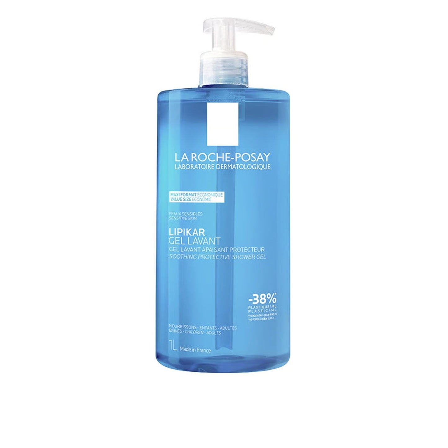 LA ROCHE POSAY LIPIKAR SOOTHING SHOWER GEL- 1L